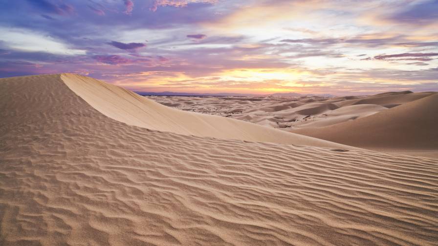 Deserto Dubai Pôr Do Sol