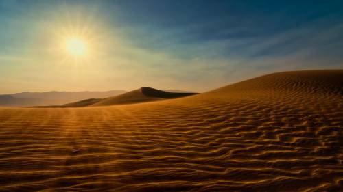 Deserto Pôr Do Sol